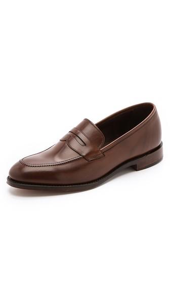 Loake 1880 Whitehall Burnished Saddle Loafers