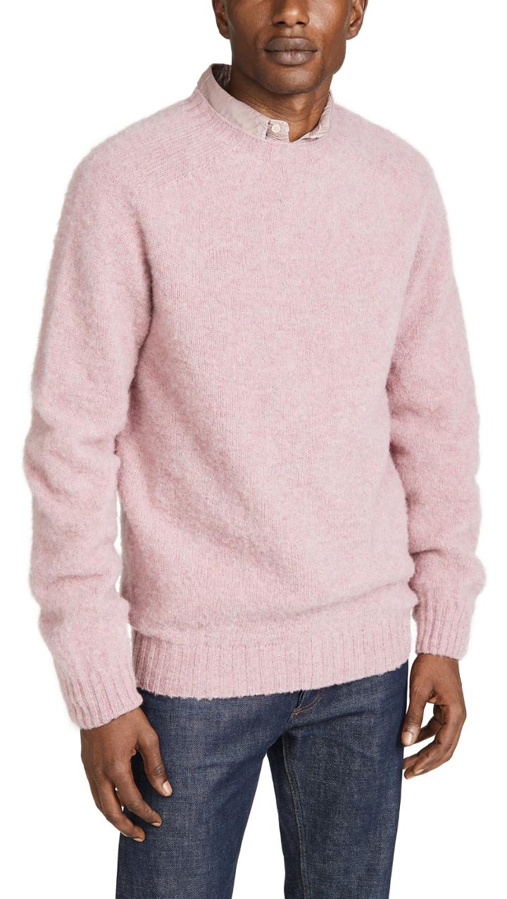 Officine Generale Seamless Brushed Shetland Sweater