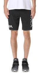 Rvca Staff Iii Dual Layer Shorts