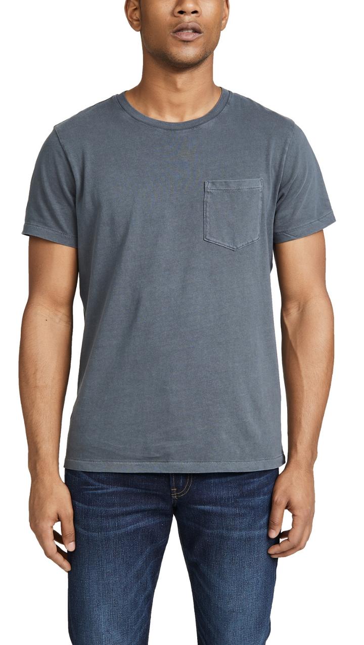 Madewell Crew Neck T Shirt With Pocket