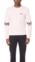 Rvca Oblow Roses Long Sleeve Tee