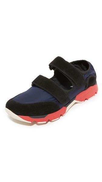 Marni Nylon Double Strap Open Sneakers