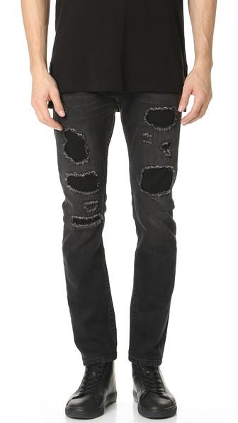 Helmut Lang Mr 87 Destroyed Denim Jeans