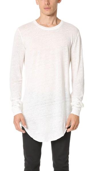 Iro Odon Long Sleeve Linen Tee