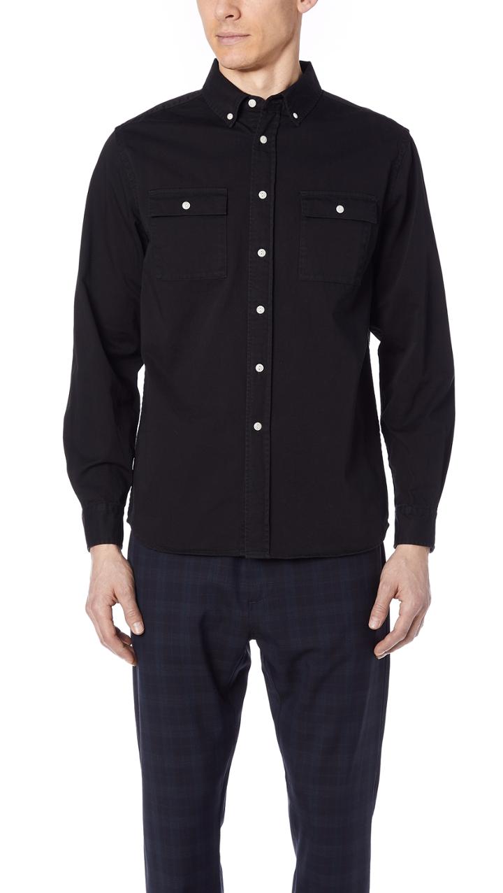 Saturdays Nyc Angus Broken Twill Shirt