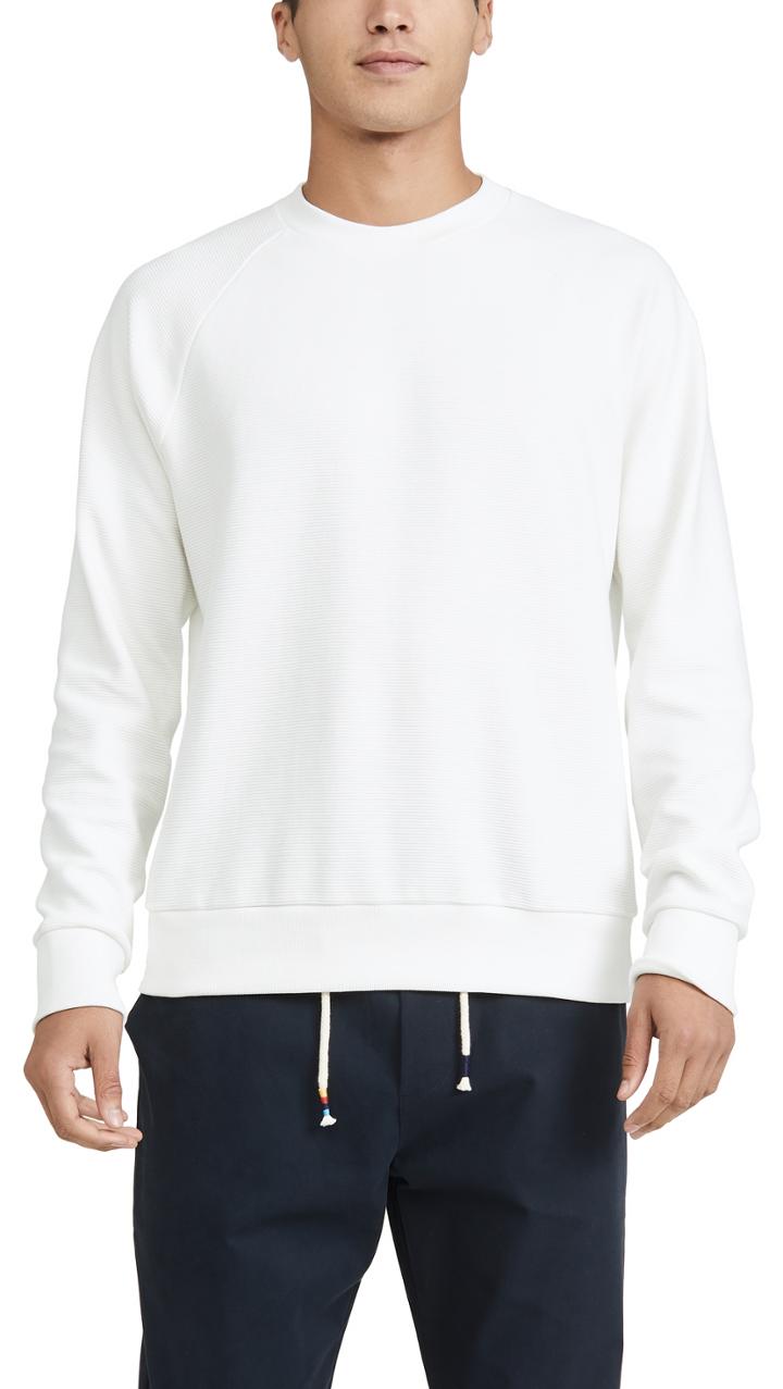 Theory Otto Raglan Long Sleeve Organic Sweatshirt