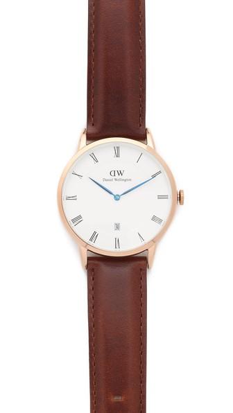 Daniel Wellington Dapper St Mawes 38mm Leather Band Watch