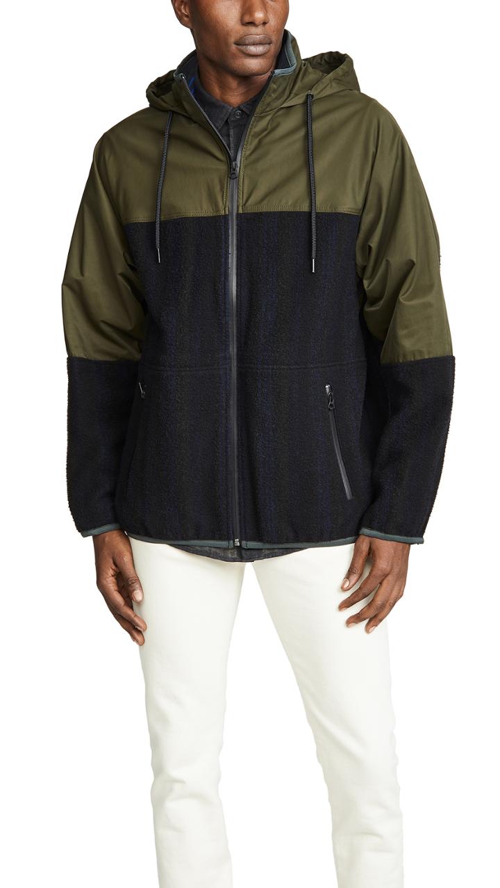 Vince Mixed Media Jacket