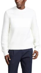 Helmut Lang Rubber Stripe Wool Sweater