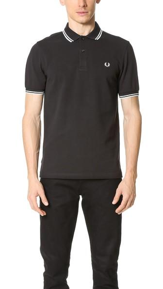 Fred Perry Slim Fit Twin Tipped Fred Perry Shirt