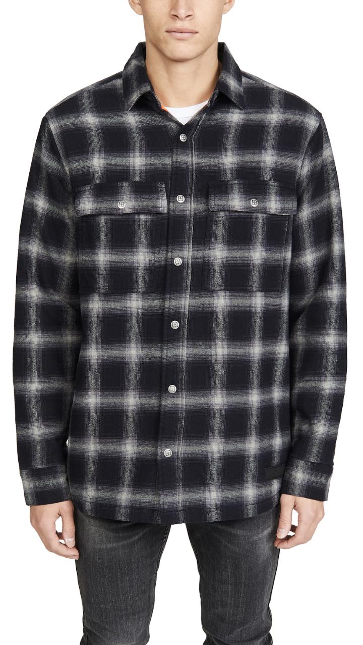 Ksubi Strata Quilted Shirt Jacket