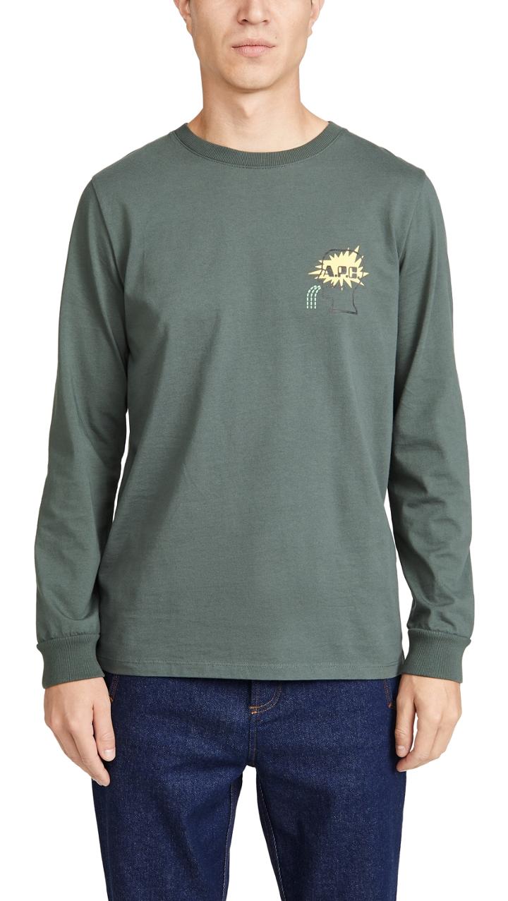 A P C X Brain Dead Molly Long Sleeve Tee