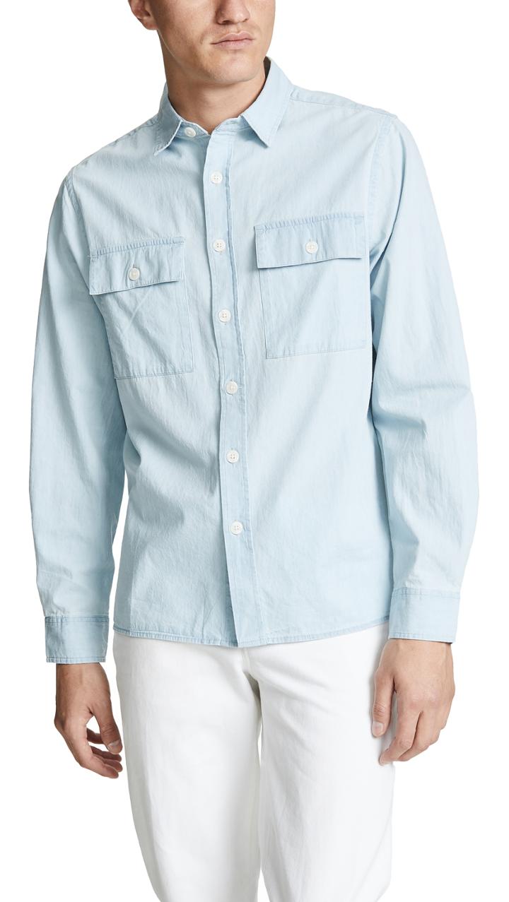 Saturdays Nyc Magnus Long Sleeve Shirt