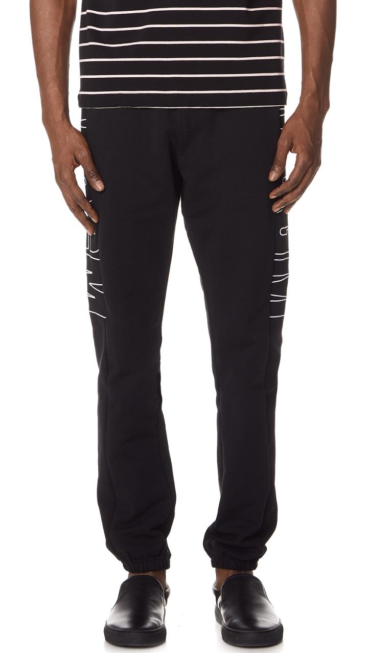 Msgm Side Logo Sweatpants
