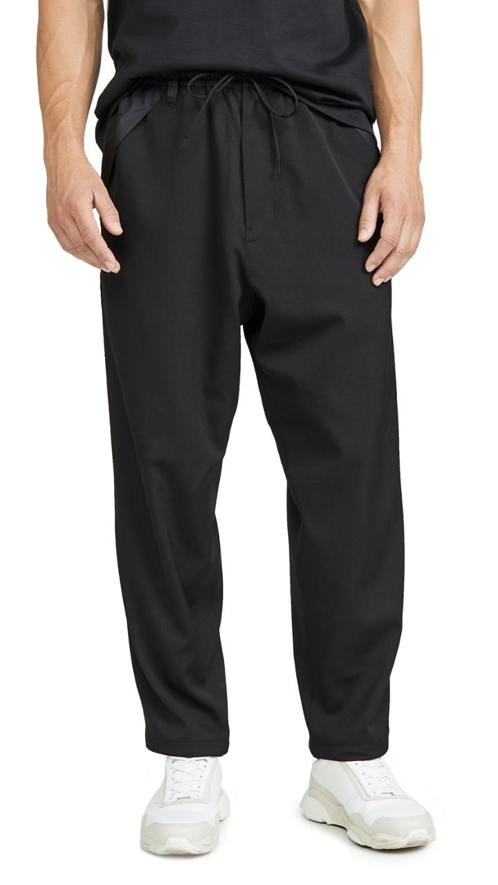 Y 3 Wool Sateen Cropped Pants