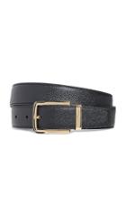 Salvatore Ferragamo Gold Buckle Reversible Belt