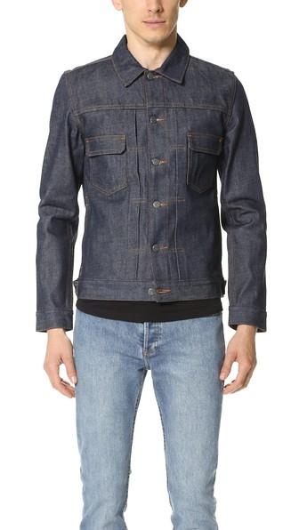 A P C Raw Denim Work Jacket