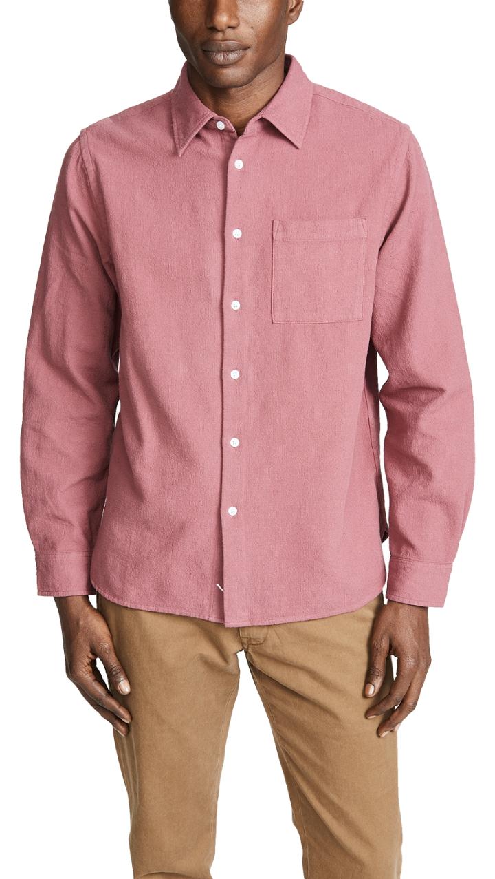 Saturdays Nyc Perry Long Sleeve Shirt
