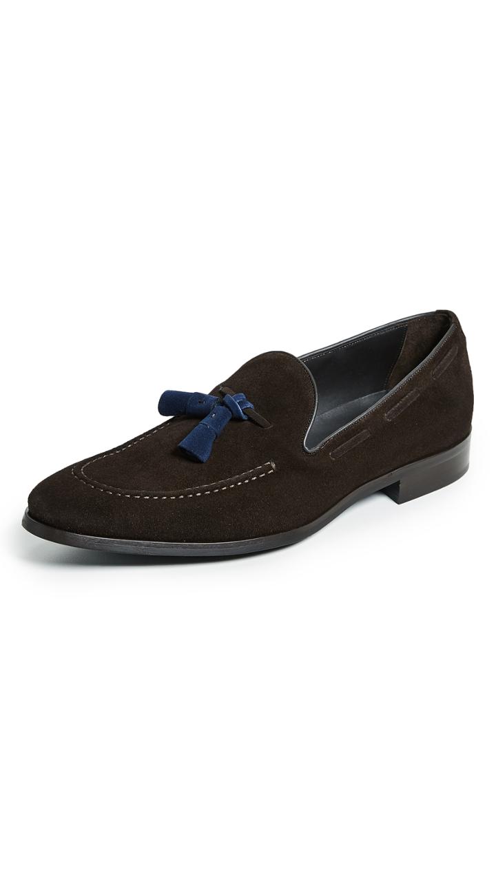 To Boot New York Devon Contrast Drop Tassel Loafers