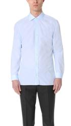 Z Zegna Diego Slim Fit Poplin Shirt