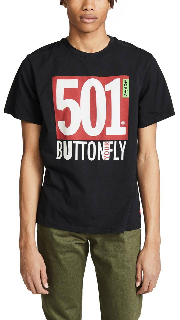 Levi S Red Tab Oversized Graphic Short Sleeve Tee Shirt