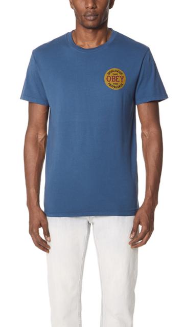 Obey Obey Trademark Insignia Tee