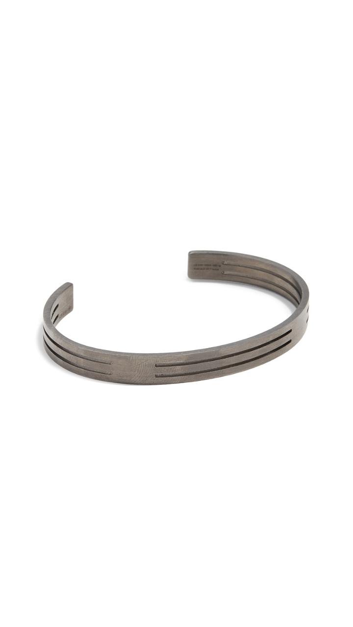 Le Gramme 19g Brushed Punched Bracelet