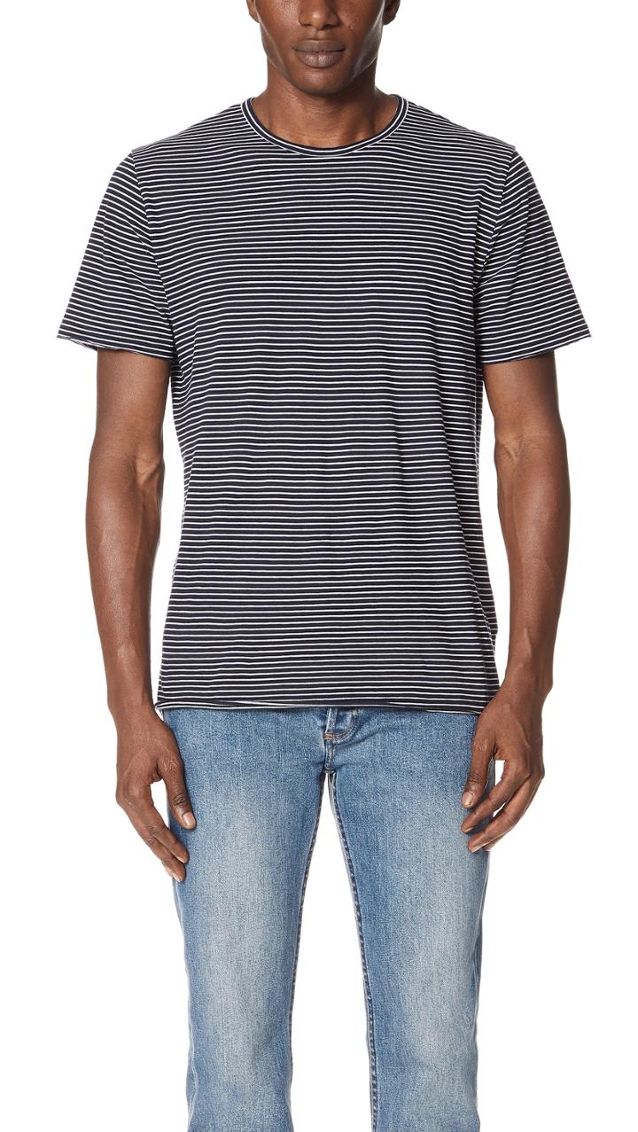Vince Feeder Stripe Tee