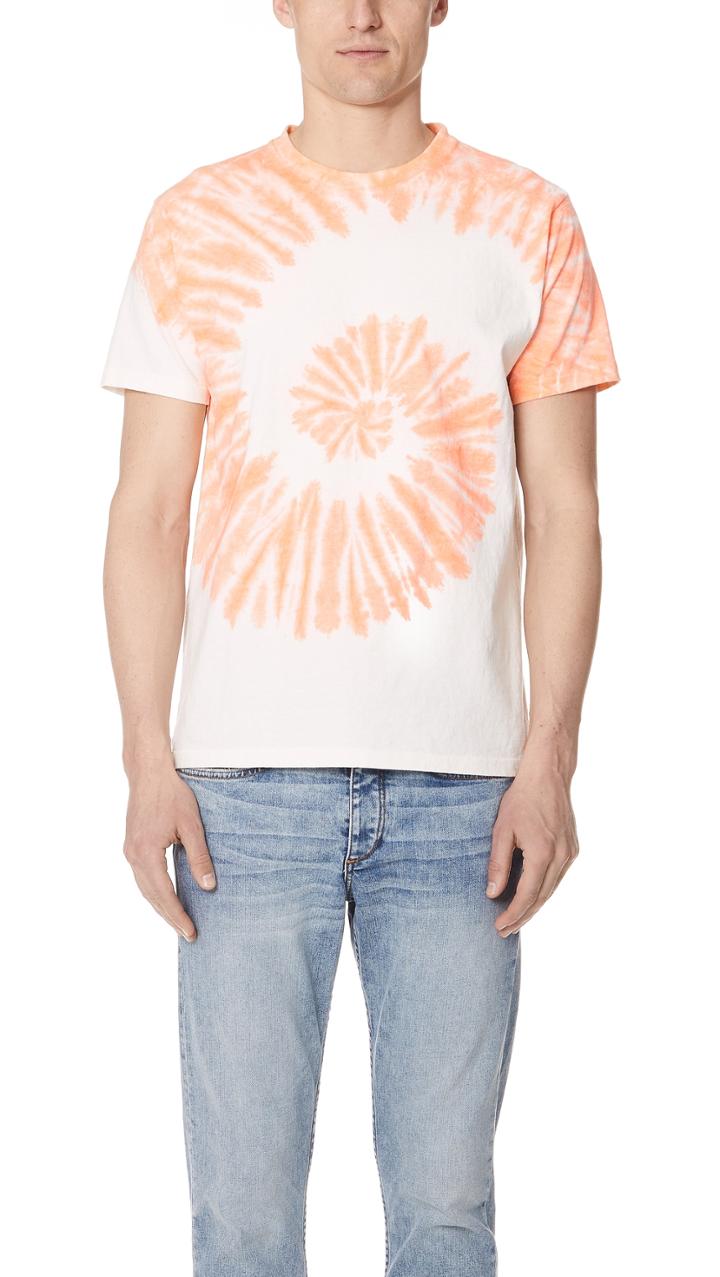 Velva Sheen Spiral Tie Dye Tee
