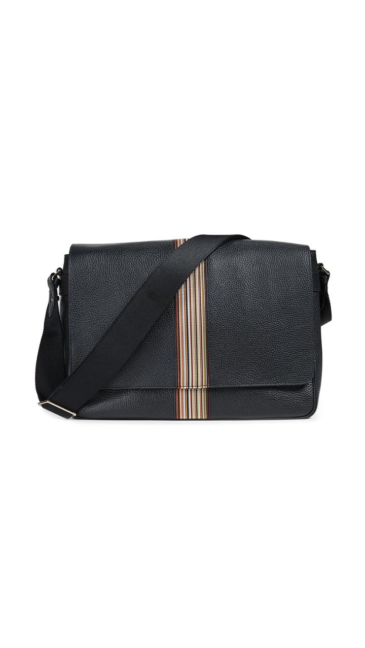 Paul Smith Multistripe Webbing Messenger
