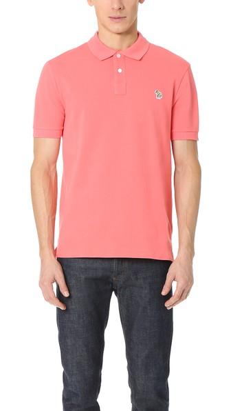 Ps By Paul Smith Zebra Logo Polo