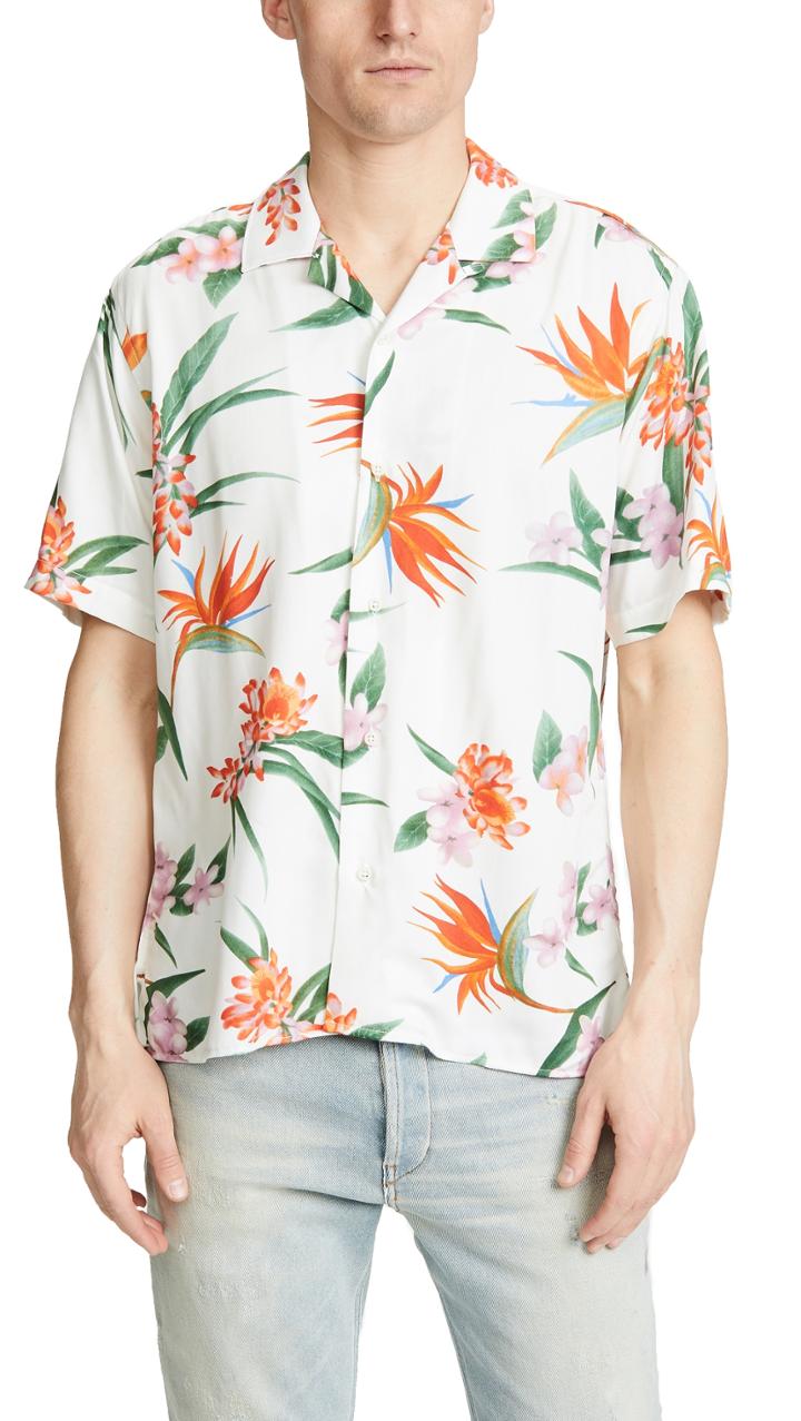 Gitman Vintage Flower Button Down Shirt