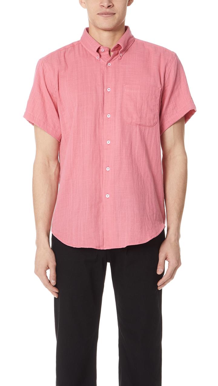 Naked Famous Gauze Short Sleeve Shirt