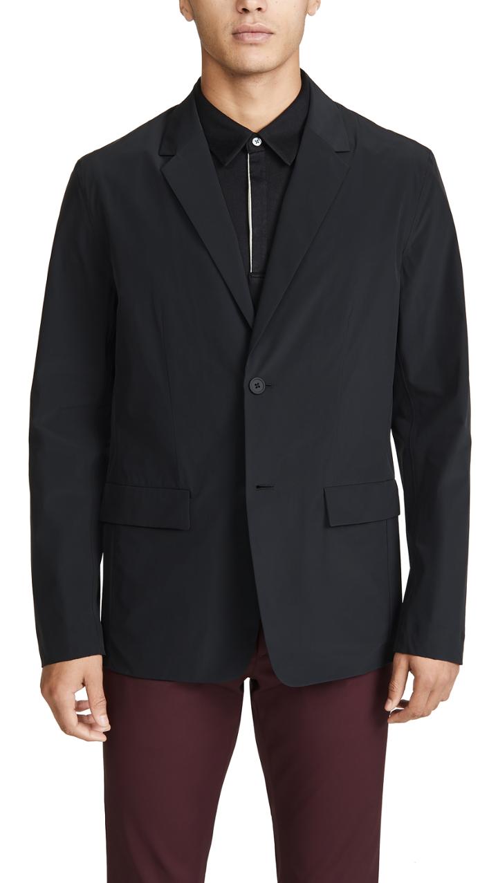 Theory Euclid Paper Nylon Blazer