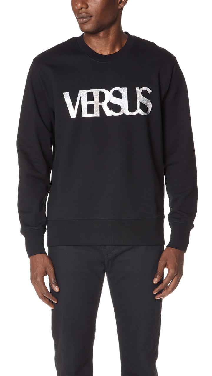 Versus Logo Pullover Sweatshirt