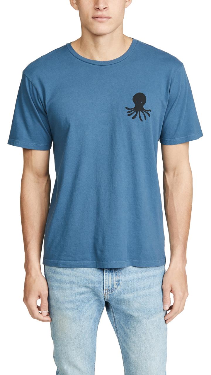 Mollusk Short Sleeve Octopi Print Tee