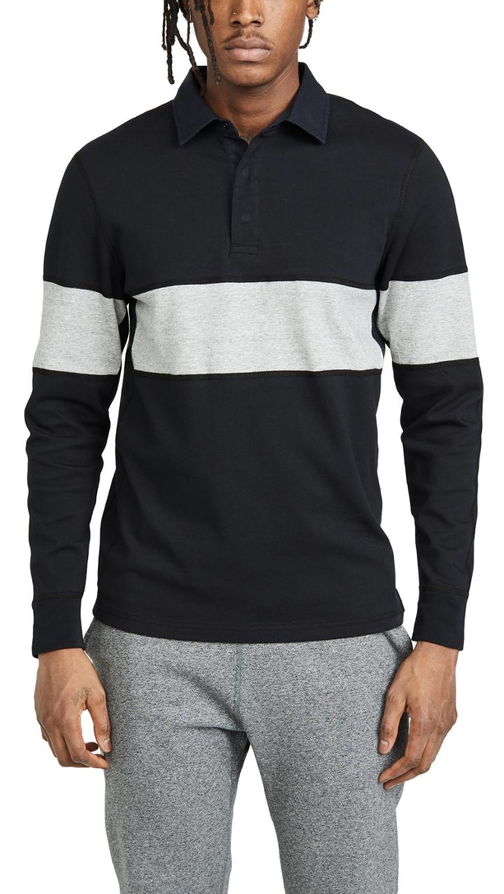 Reigning Champ Long Sleeve Rugby Shirt