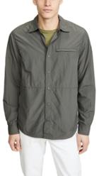 J Crew Packable Nylon Shirt Jacket