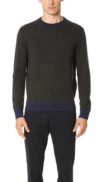 Club Monaco Synth Trim Crew Sweater