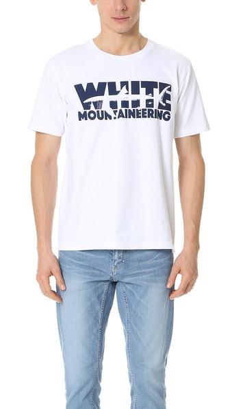 White Mountaineering Printed Shark Tee