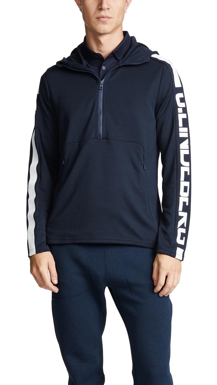 J Lindeberg M Colin Double Melange Long Sleeve Top