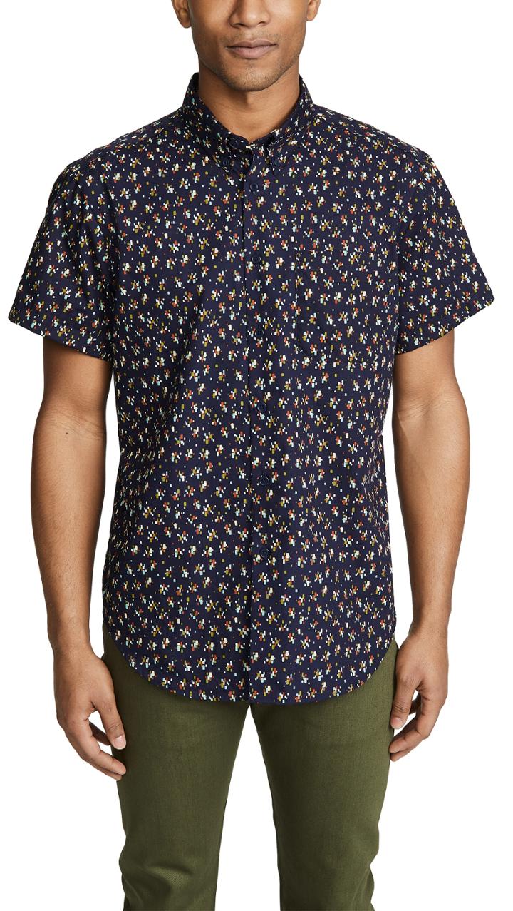 Naked Famous Mod Print Easy Shirt