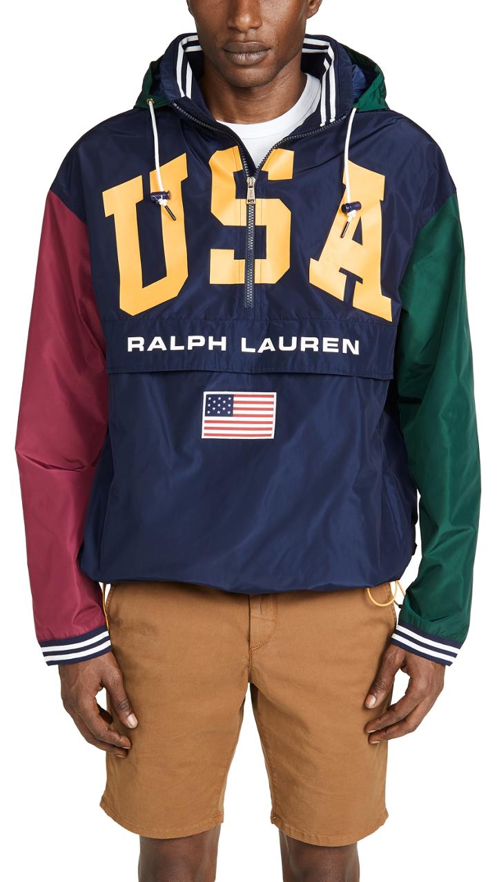 Polo Ralph Lauren Colorblock Polo Logo Anorak