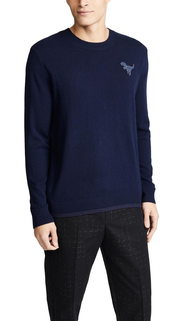 Coach 1941 Rexy Patch Crew Sweater
