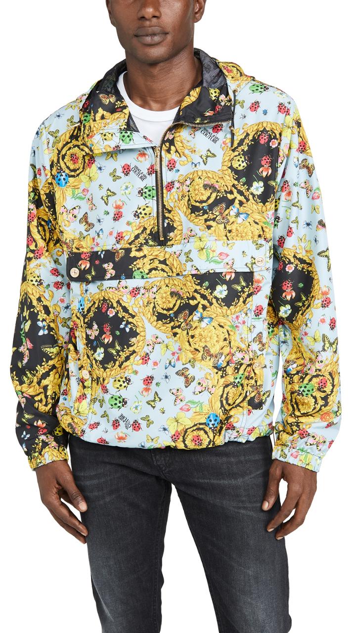 Versace Jeans Couture Lady Bug Print Nylon Pullover