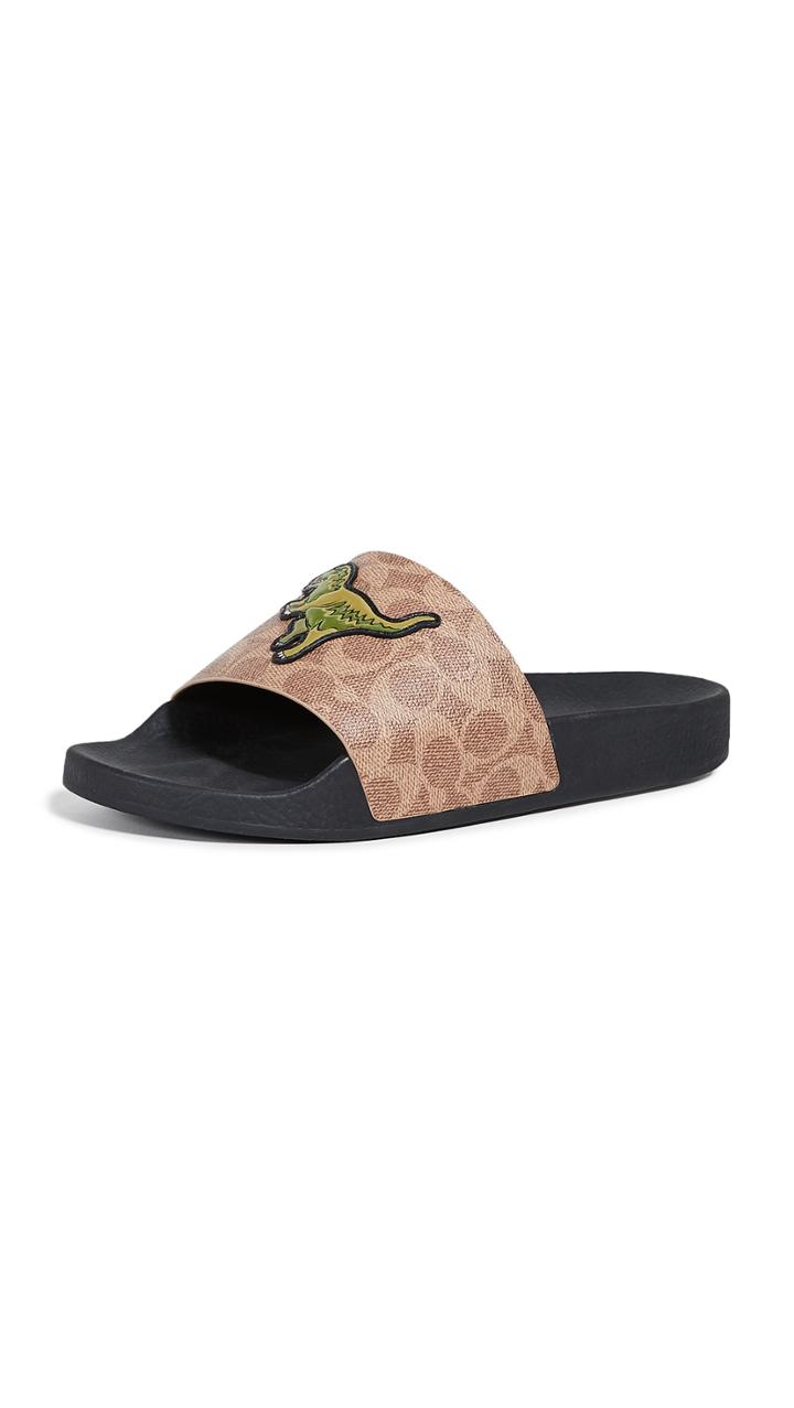 Coach New York Rexy Pool Slide Sandals