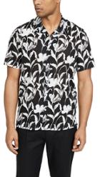 Club Monaco Short Sleeve Climbing Flower Shirt