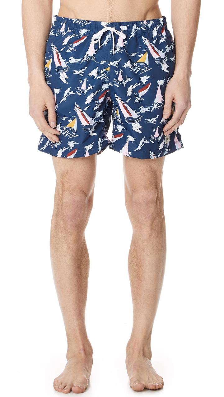 Bather Sail Swim Trunks