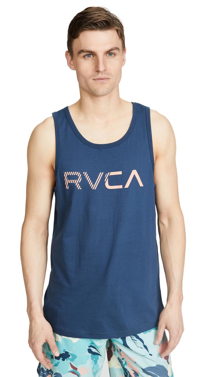 Rvca Blinded Logo Tank Top
