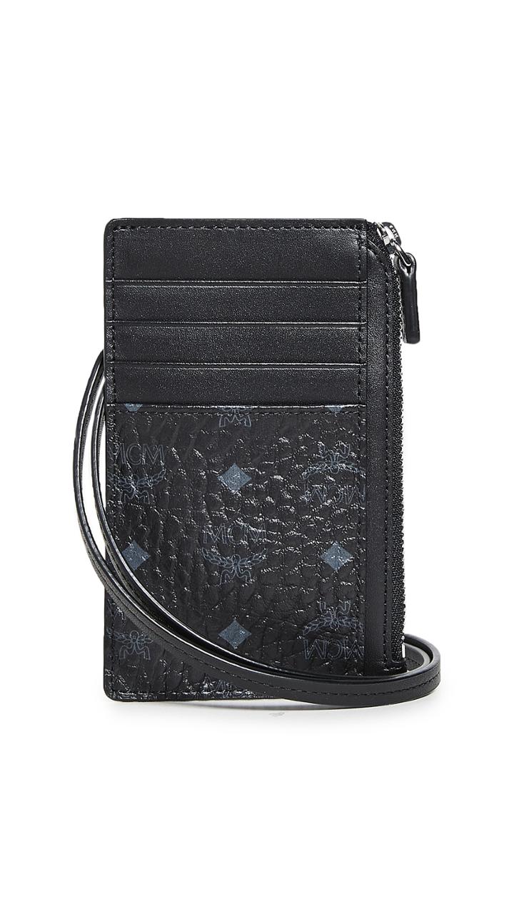 Mcm Visetos Original Card Wallet